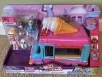 Adopt Me! Ice Cream Truck - Transforming Vehicle With Lights And Sounds Top On New. Price: $25.00.