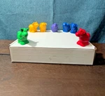 Learning Resources Friendly Farm Animal Counters Set Of 7 Rubber Figures Used. Price: $5.81.