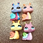 Hasbro Lps Littlest Pet Shop Lot Snails Hat Box Yellow #128 #262 #890 #1674 Used. Price: $54.99.
