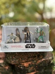 Disney Star Wars Cantina Playset 6 Figures Cake Toppers Light Box Damage New. Price: $23.00.