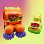 Ciftoys Push & Go Friction Power Street Sweeper Small Cement Mixer Lot Used. Price: $10.00.