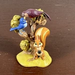 Disney Sofia The First Forest Animals Squirrel And Birds Pvc 2.5" Figure Used. Price: $10.65.