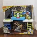 Jurassic World Scan And Glow Dino Playset With Lights Sounds Dr Wu Figure New. Price: $51.00.