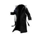 Boswon 1/12 Scale Sodier Wired Black Faux Leather Trench Coat Medium, New. Price: $30.40.