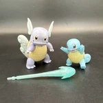 Pokemon - Select Evolution Figures Squirtle & Wartortle With Blue Missile Used. Price: $12.35.