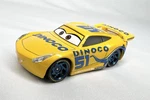 Disney Pixar Cars Dinoco 51 Cruz Ramirez Yellow Die-cast 1:55 Used. Price: $12.99.
