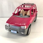 Barbie Ford Escape Suv Red 2002 Mattel 17 Car W/ Adjustable Seats & Seatbelts Used. Price: $47.00.