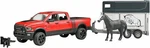 Bruder Ram 2500 Power Pick Up With Horse Trailer & 02501 New. Price: $94.99.