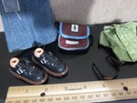 Bratz Doll Mga Replacement Boyz Black Brown Dress Shoes Shirt Pants Glasses Bag Used. Price: $7.20.