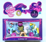 Hasbro 2011 My Little Pony Friendship Is Magic Cloudsdale 3 Figure Set Nib New. Price: $18.59.