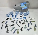 Animal Planet Ocean Shark Storage Head Collection 51 Pieces W/ Handle Used. Price: $8.95.