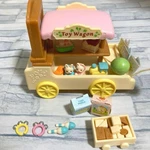 Sylvanian Families Shop Manager Toy Wagon Playset Vintage Used Authentic. Price: $107.05.