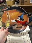 Mickey Makes Magic Walt Disney Fantasia Plate #7587A New. Price: $21.00.