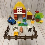 Lego Duplo My First Farm Set 6141 With Cow Pig Sheep Rooster Animal Figure Fence Used. Price: $24.99.
