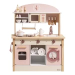 Robud Pink Wooden Play Kitchen For Kids Toddlers, Realistic Accessories New. Price: $222.97.