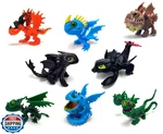 Toysvill Dragons (set 8 Pcs) - Mini Action Figures: Toothless (night Fury), New. Price: $27.99.