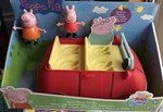 Pig Adventures Peppa's Family Red Car Playset Vehicle Sounds Mummy Figures New. Price: $14.99.