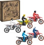 , Authentic 5-PACK Of 1:24 Scale Die-cast Motorcycles With Rider Figure Toy New. Price: $30.50.