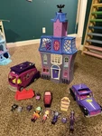Disney Vampirina Scare B & House, Cars, Figurines Mansion Castle Used. Price: $135.00.