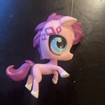 Littlest Pet Shop Horse Figurine Lps Hasbro C-031G Used. Price: $7.00.