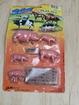 Vintage My Farm Pig Play Set Ja-ru 1988 Sealed Animals Toy Lot Used. Price: $18.99.