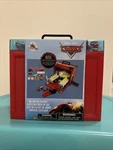 New Disney Pixar Cars Flos V8 Cafe On-the-go Play Set Toolbox Case Diecast. Price: $35.95.