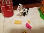 Kenner Littlest Shop 1993 Zoo Nursery Baby Zebra Complete Used. Price: $21.79.
