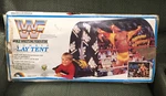 Vtg Wwf/wwe Slumber Play Tent Hulkamania & Ultimate Warrior W/the Box! Vhtf Used. Price: $140.00.
