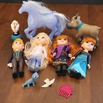 Disney Frozen Petite Adventures In Arendelle Doll Figure Set Elsa Anna Olaf Lot Used. Price: $36.99.