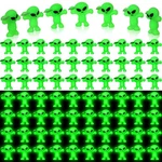 100 Pcs 50 Easter Mini Alien Figures Glow The Dark Space Ship Tiny Lit... New. Price: $34.27.