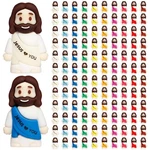 Ajabavbd 120PCS Little Jesus Figures, 10 Color Tiny Figurines Bulk, Min New. Price: $34.34.