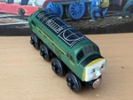 1998 Authentic Learning Curve Britt Allcroft Wooden Thomas Train D261 Diesel Used. Price: $22.99.