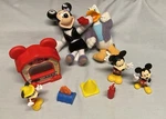 Just Mickey Firefighter 5 Pc Playset Disney Figures Plush Used. Price: $15.00.