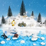 Warmtree 46 Pcs Arctic Animals Figurines Set Includes 22 Polar Bear Penguin New. Price: $48.49.
