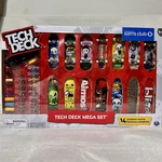 New Tech Deck Finger Skateboards Exclusive Mega Set W/ (14) Complete. Price: $40.00.