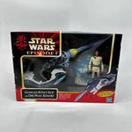 Vintage Star Wars Episode Gungan Scout Sub W/ Obi-wan Kenobi Hasbro 1999 Set New. Price: $33.74.