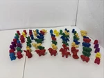 70 Plastic Farm Animals Counters Learning Colors Sorting Pig Horse Chicken Etc. Pre-owned. Price: $14.99.