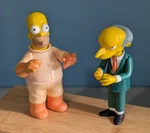Playmates 2000 The Simpsons Interactive Power Plant Homer & Mr. Burns Figures Used. Price: $17.88.