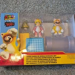 Jakks Pacific Super Mario Bros. Cat Peach Playset Figures 42434 New. Price: $11.91.