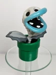 Super Mario Bros Bone Piranha Plant World Nintendo Figure Jakks 3" Unused Htf. Price: $9.95.