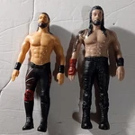 Flexfigs: Seth Rollins & Roman Reigns 2 Character Set- Wwe Superstars Used. Price: $14.99.