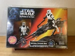 Star Wars Potf Imperial Speeder Biker Scout Kenner 1995 Boxed New. Price: $22.00.