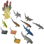 Rhode Island Novelty Shark Stingray Playset: 12 Piece Toy Clip Bag New. Price: $17.09.