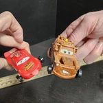 Mattel Disney Pixar Cars Wheel Action Drivers Lightning Mcqueen & Tow Mater Lot Used. Price: $59.99.