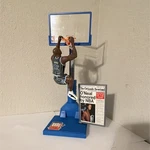 Attaq Shaquille O'neal Playset W/ Hoop Backboard Net Newspaper 1993 Used. Price: $15.00.
