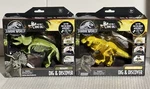 Jurassic World Mr Dna's Dino Dig Toy Tyrannosaurus T-rex & Triceratops Set New. Price: $59.69.