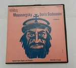 3-LP Box, Moussorgsky Boris Godounov (complete), National Opera Singers, Vg+ Used. Price: $20.00.