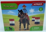 Schleich Farm World Cowgirl Barrel Racing Fun Set 42576 Appaloosa Stallion New. Price: $35.94.