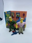 Playmates Simpsons Wos Aztec Theater Playset With Mcbain Figures Used. Price: $45.00.