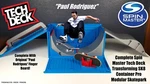 Complete Spin Master Tech Deck Transforming SK8 Container Pro Modular Skatepark Used. Price: $14.99.